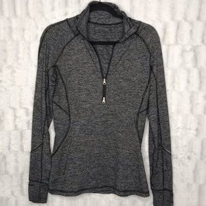 Lululemon heather gray half zip